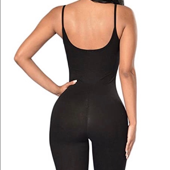 Black bodysuit catsuit jumper medium - Picture 3 of 5